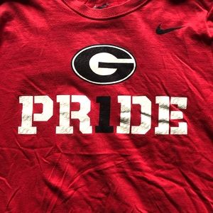Georgia bulldogs pride nike shirt